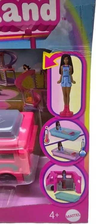 Mattel Mini Barbie Land Tourist Doll + Camper Van ZA6038 C