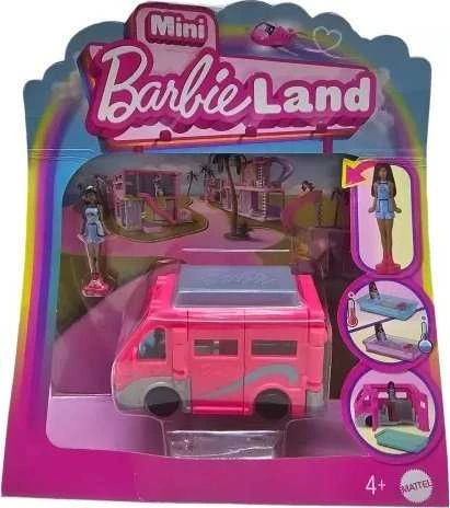 Mattel Mini Barbie Land Tourist Doll + Camper Van ZA6038 C