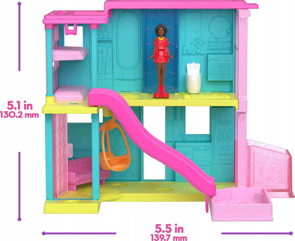 Mattel Barbės mini svajonių namelis su staigmena HYF44 HYF46