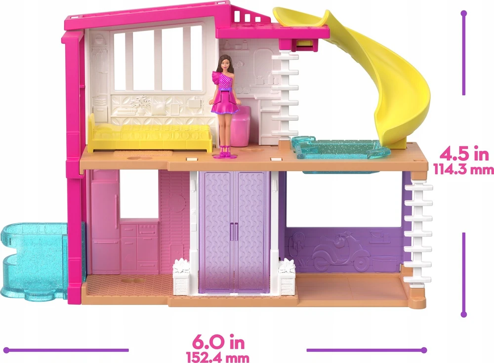 Mattel Barbės mini svajonių namelis su staigmena HYF44 HYF47