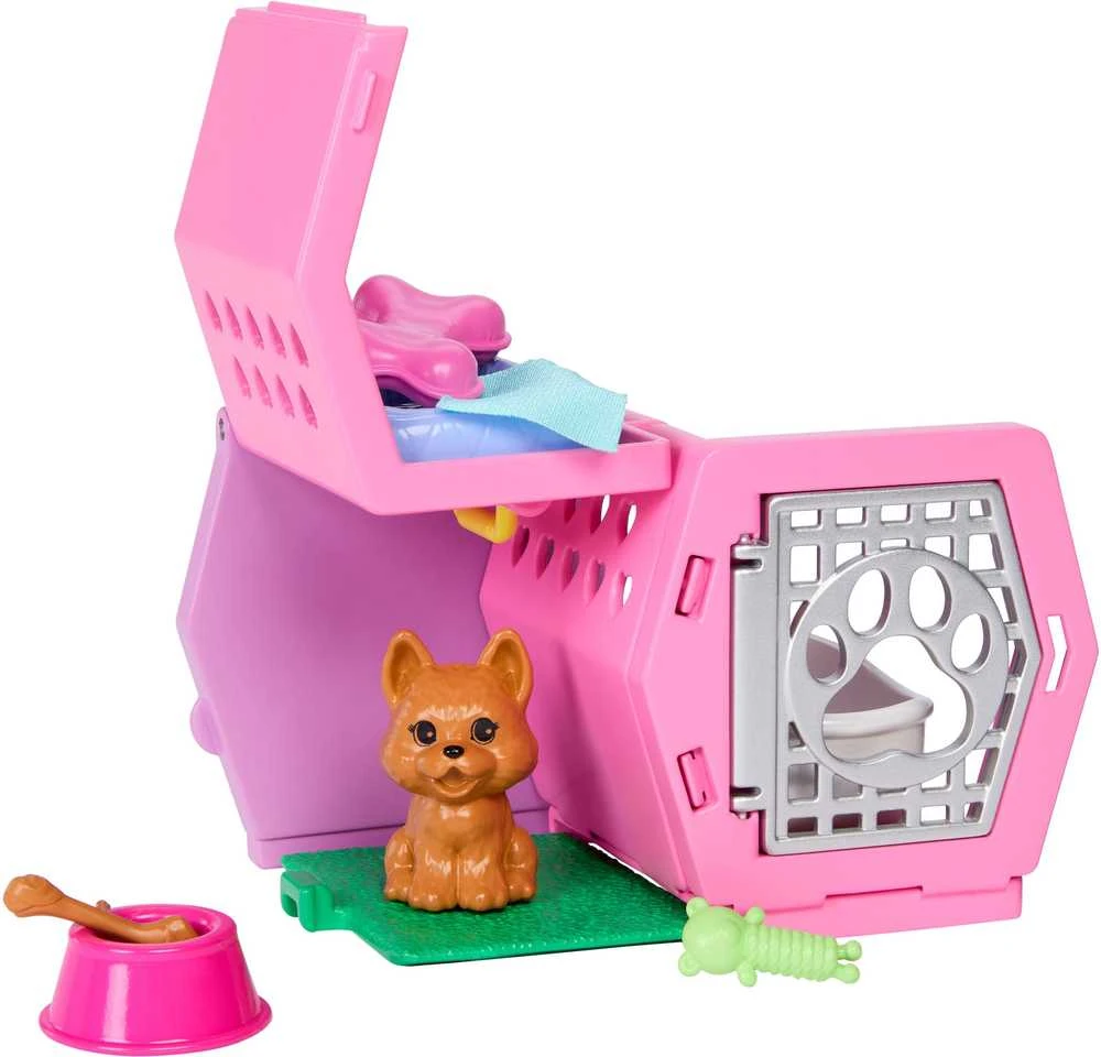 Mattel Lėlės Barbie Chelsea transporteris šuniukui su priedais