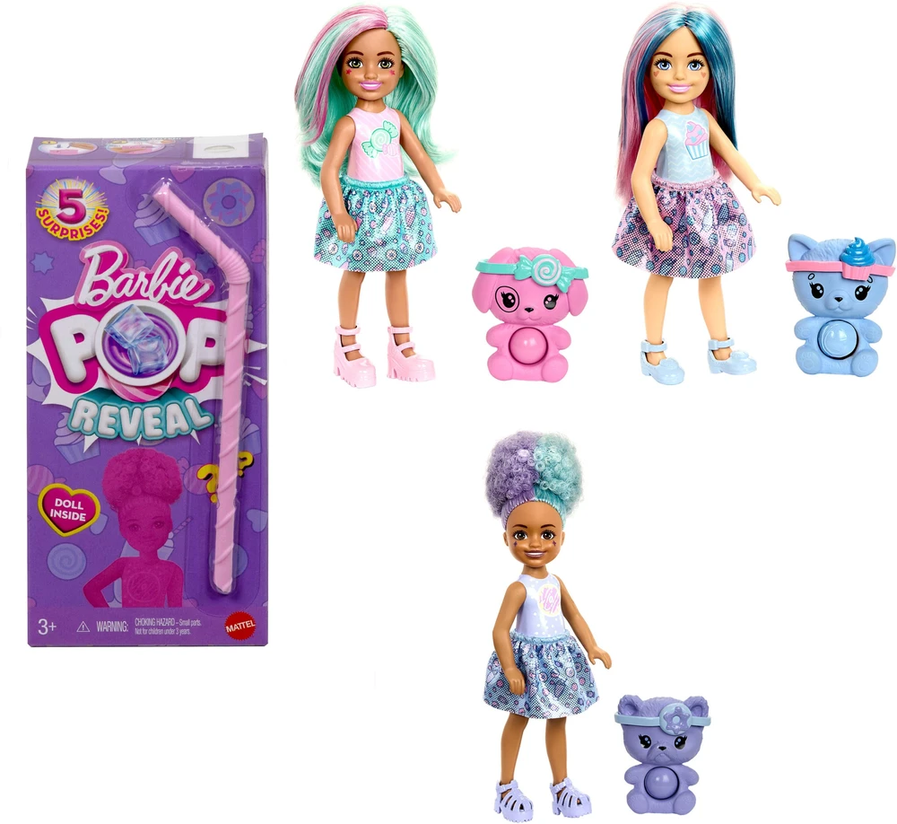 Mattel CHELSEA POP REVEAL rinkinys – Sweet Tears serija (JFY01)