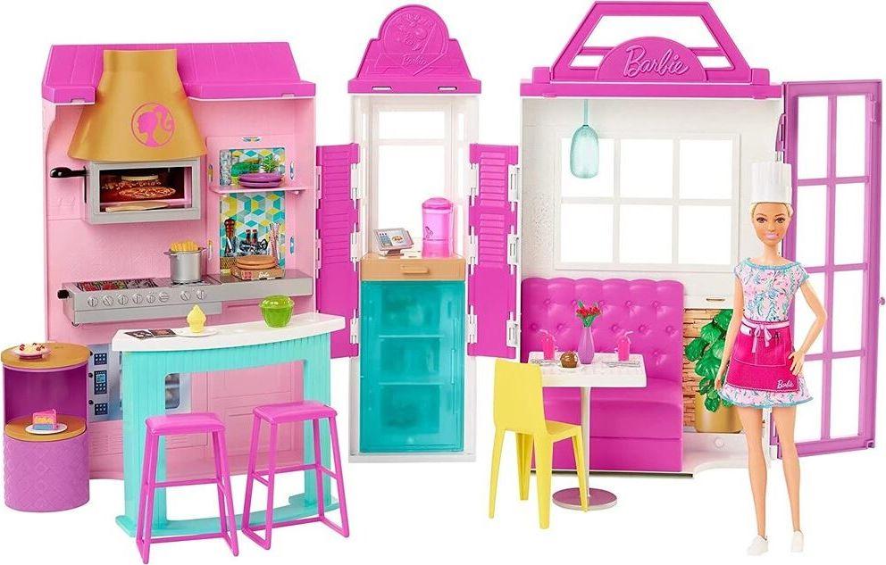 Barbie žaidimų rinkinys Restorano virėja su lėle HBB91