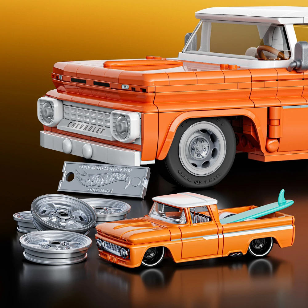 MATTEL BRICK SHOP HOT WHEELS konstruktorius – Elite Chevy (JFT20)