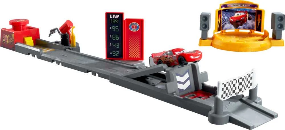 Mattel CARS rinkinys – Lenktynės 2in1 (JDJ02)