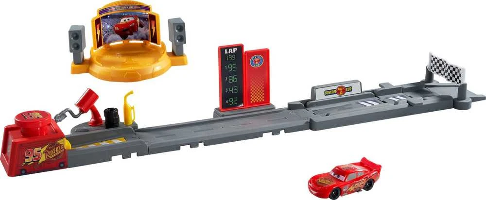 Mattel CARS rinkinys – Lenktynės 2in1 (JDJ02)