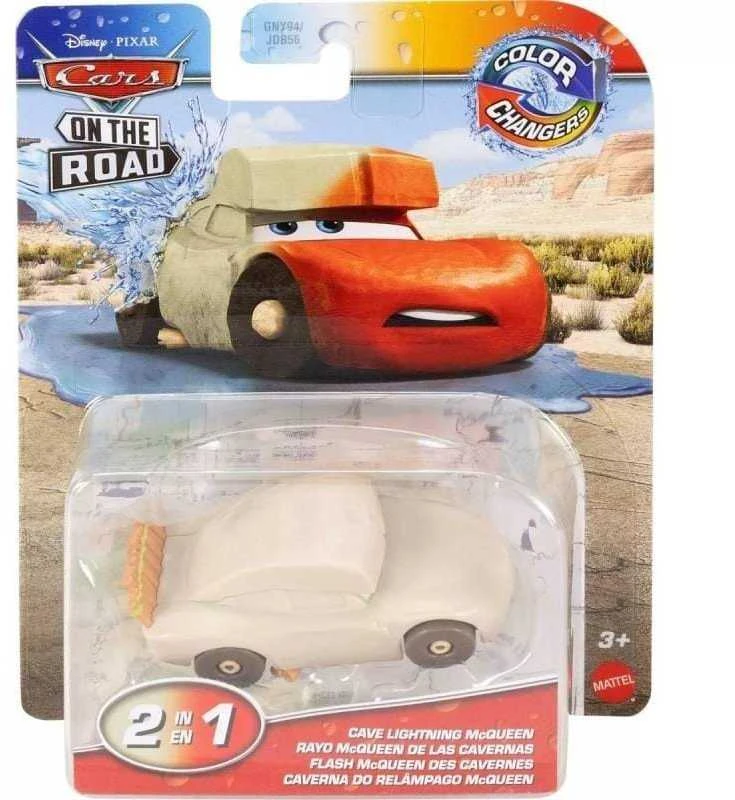 Mattel Cars Automobiliai – Spalvą keičiantis automobilis – Žaibas Makvynas urve (JHG32)