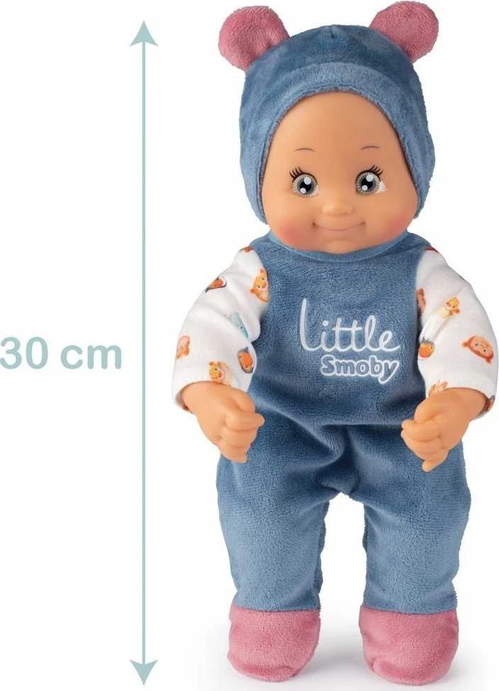 Smoby Vaikų Paspirtukas 3in1 Vežimėlis + Mergaitė Bobas