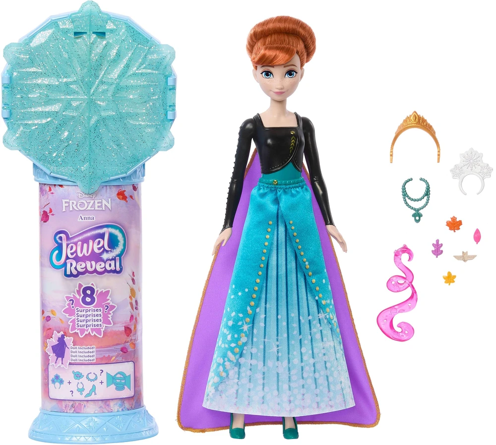Mattel DISNEY FROZEN JEWEL REVEAL Anos siurprizas (JJY37)