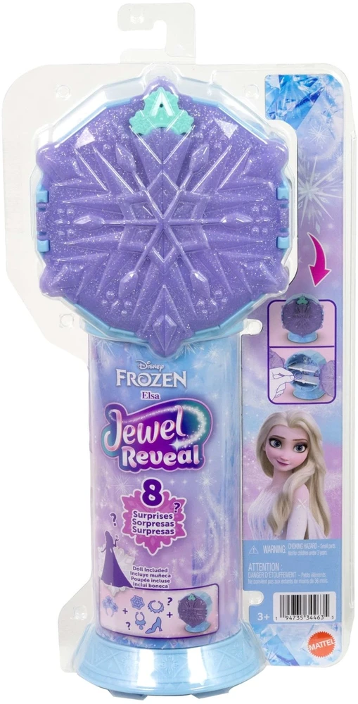 Mattel DISNEY FROZEN JEWEL REVEAL Elzos siurprizas (JJY36)