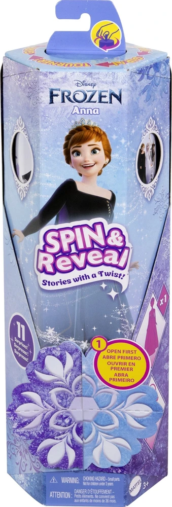 Lelė Mattel „Disney Frozen Spin & Reveal“ Anos siurprizų rinkinys