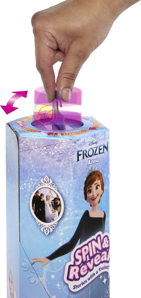Lelė Mattel „Disney Frozen Spin & Reveal“ Anos siurprizų rinkinys