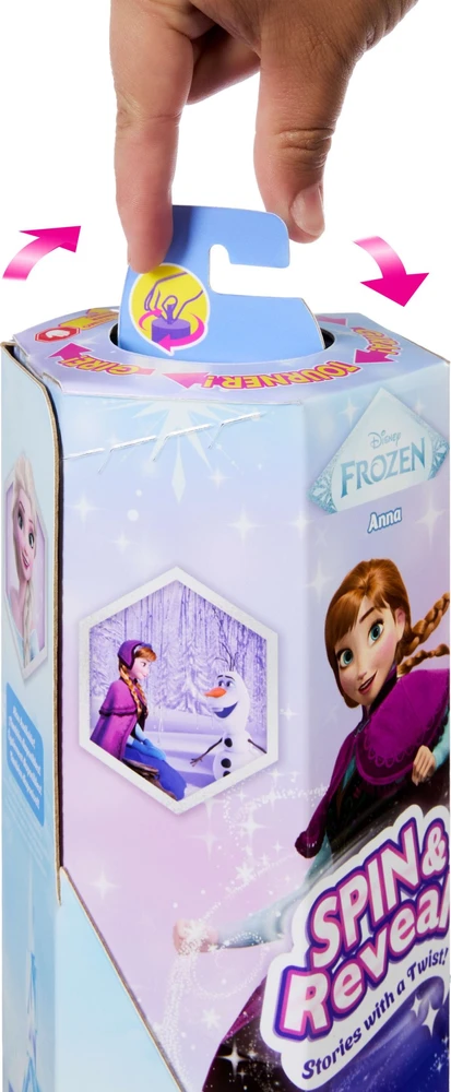 Mattel „Disney Frozen Spin And Reveal“ lėlės Anos siurprizų rinkinys JBG60
