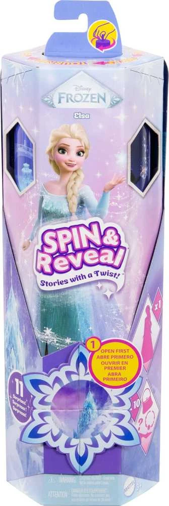 Mattel DISNEY FROZEN SPIN and REVEAL Elzos siurprizų rinkinys (JBG59)