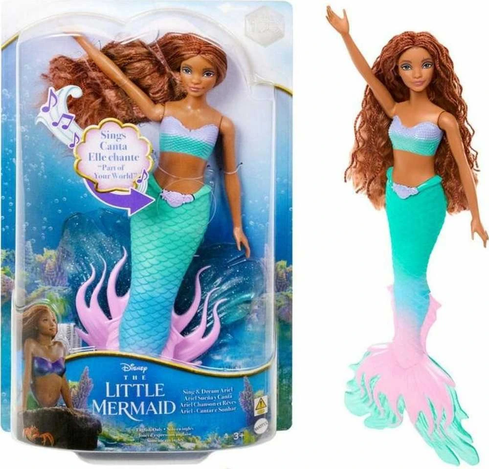 Mattel Disney Mała Syrenka. Lėlė Ariel HMX22