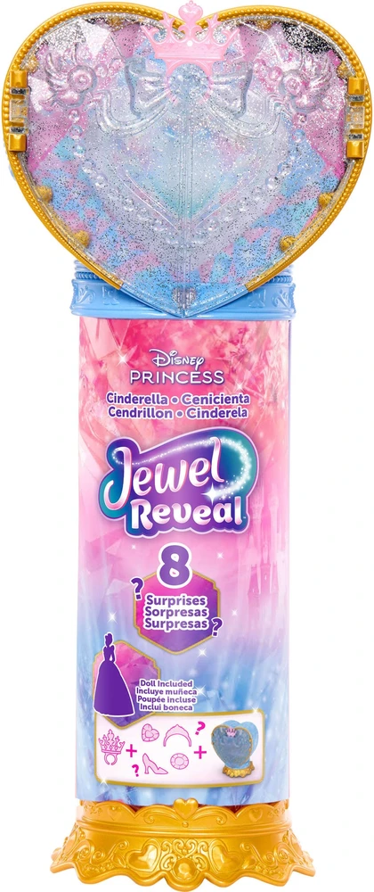 Mattel DISNEY PRINCESS JEWEL REVEAL Pelenės siurprizas (JHL50)