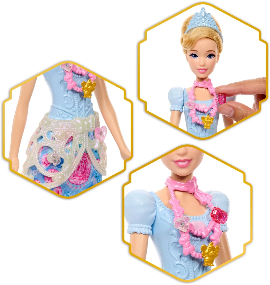 Mattel DISNEY PRINCESS JEWEL REVEAL Pelenės siurprizas (JHL50)