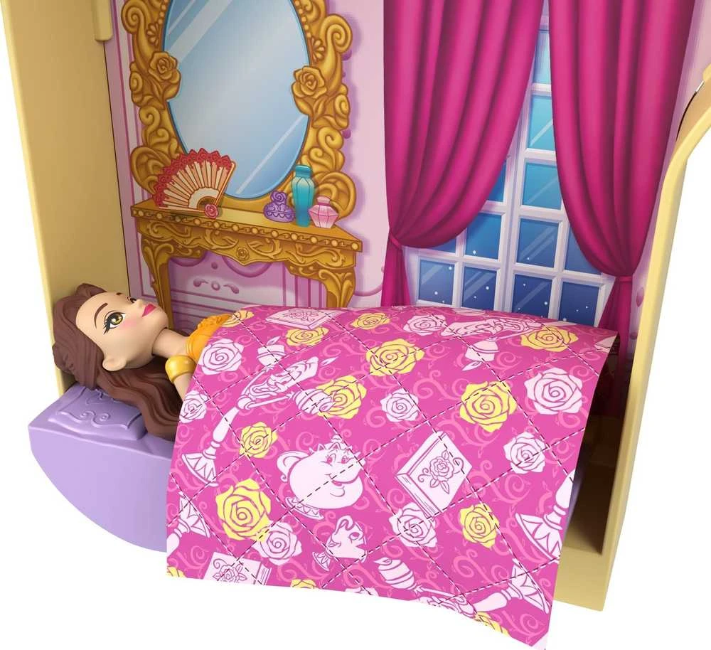Mattel Lėlių namas Disney Princess Belli HLW94 su pilimi