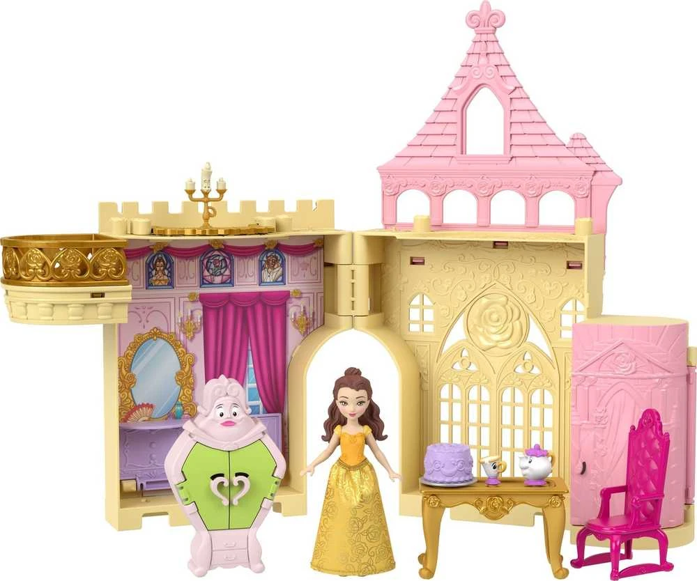 Mattel Lėlių namas Disney Princess Belli HLW94 su pilimi