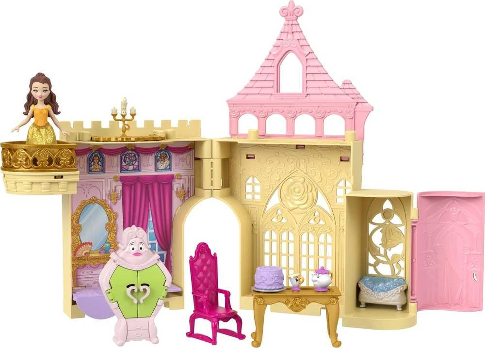 Mattel Lėlių namas Disney Princess Belli HLW94 su pilimi