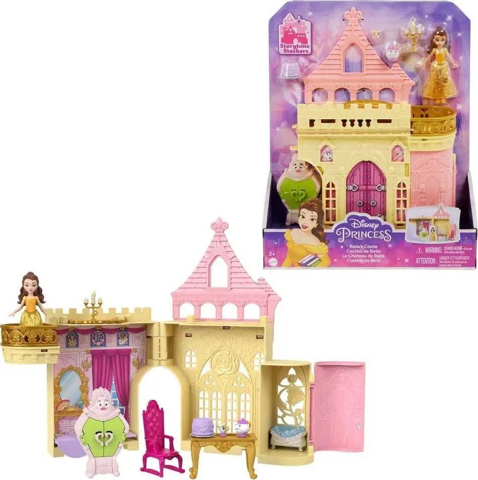 Mattel Lėlių namas Disney Princess Belli HLW94 su pilimi