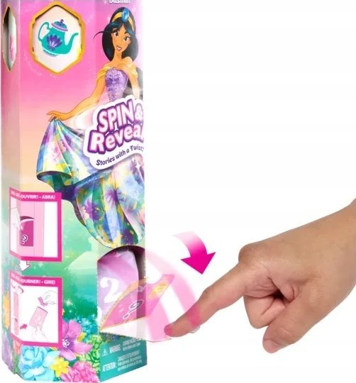 Mattel Lėlė Disney princesė Džazmina su siurprizais 3+