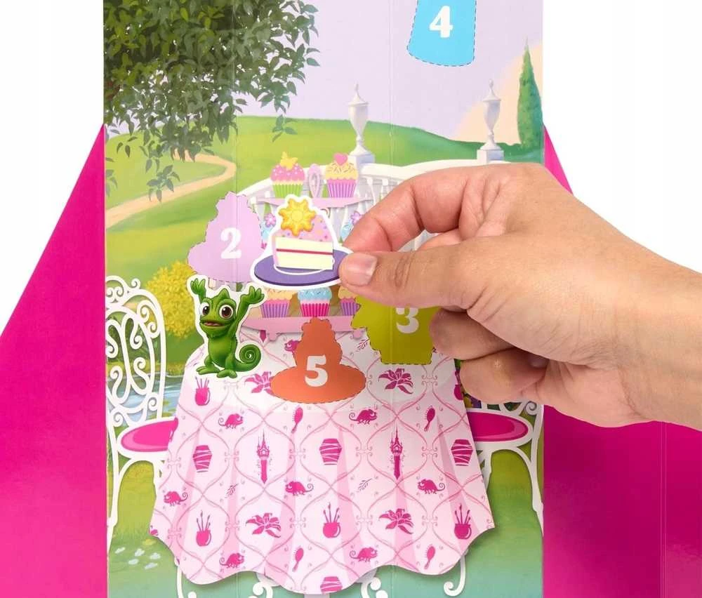 Mattel DISNEY PRINCESS SPIN and REVEAL Auksaplaukės siurprizų rinkinys (HTV86)