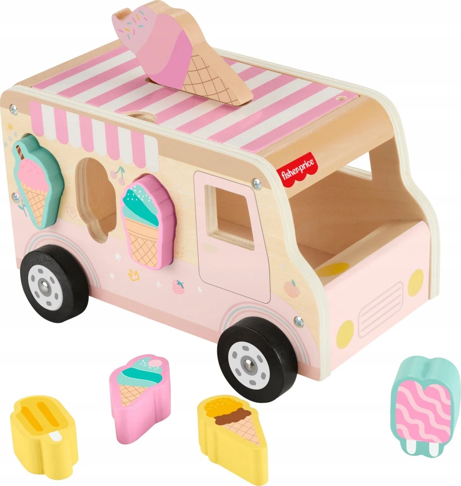 Mattel „Fisher Price“ medinis ledų formų rūšiuoklis
