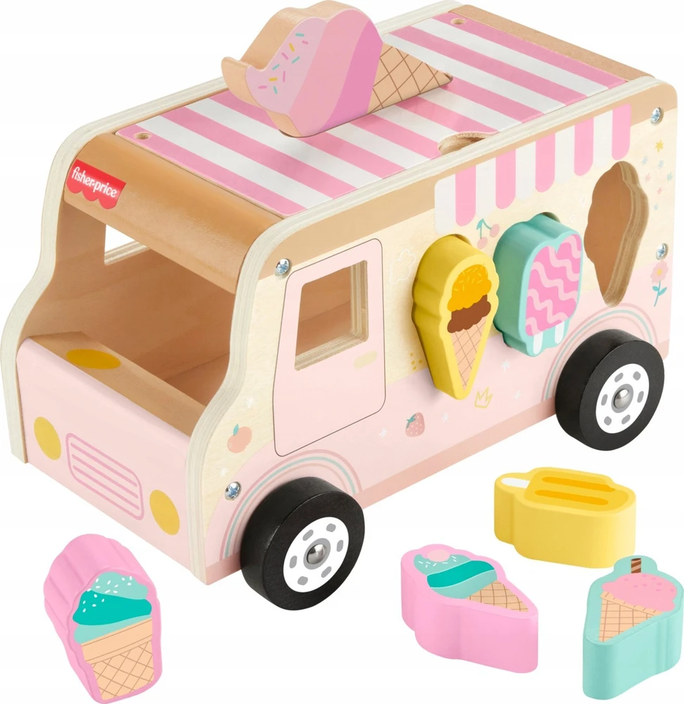 Mattel „Fisher Price“ medinis ledų formų rūšiuoklis