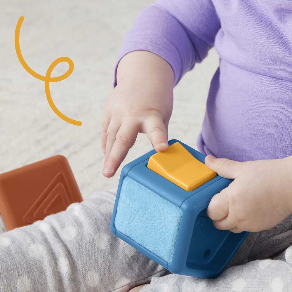 Mattel FP Kaladėlės SENSORYCZNE HXK48 PUD2