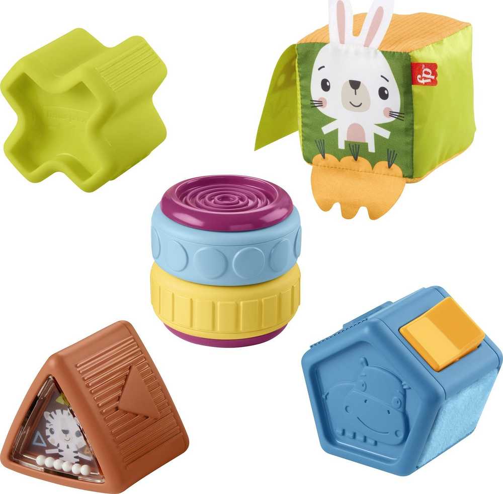 Mattel FP Kaladėlės SENSORYCZNE HXK48 PUD2
