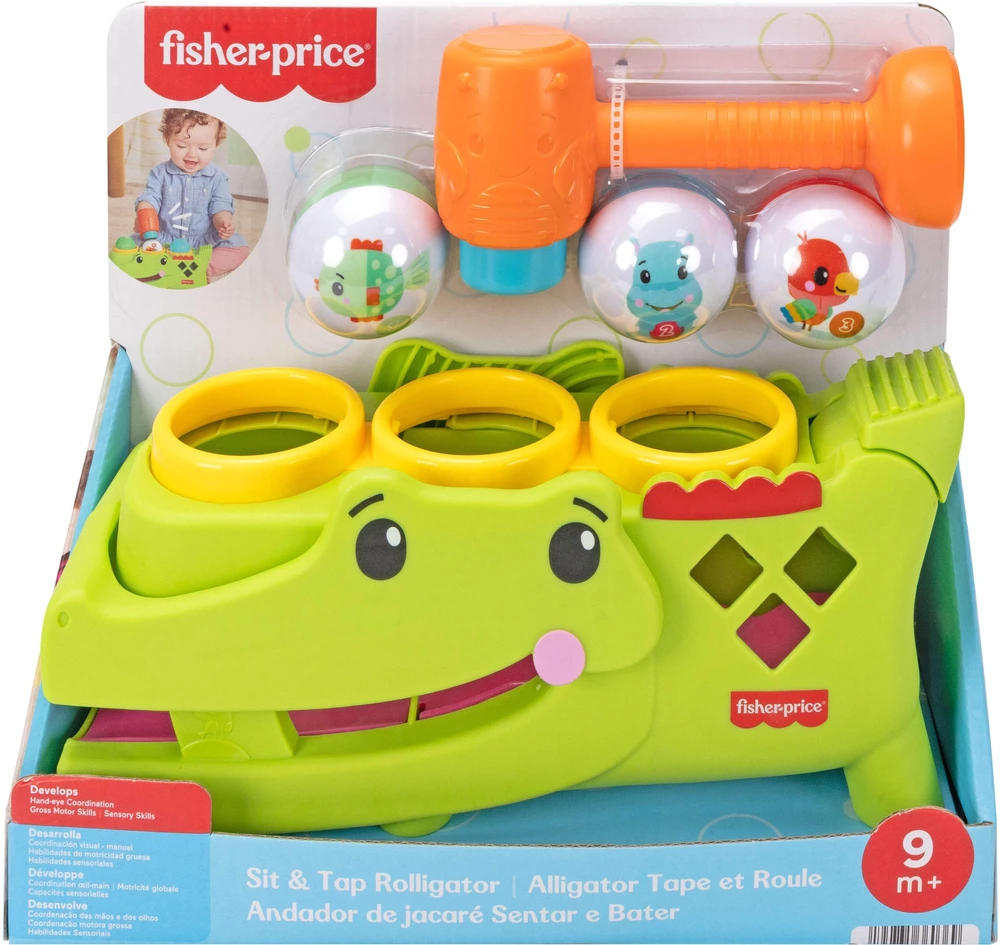Vaikštynė su krokodilo figūra Fisher-Price