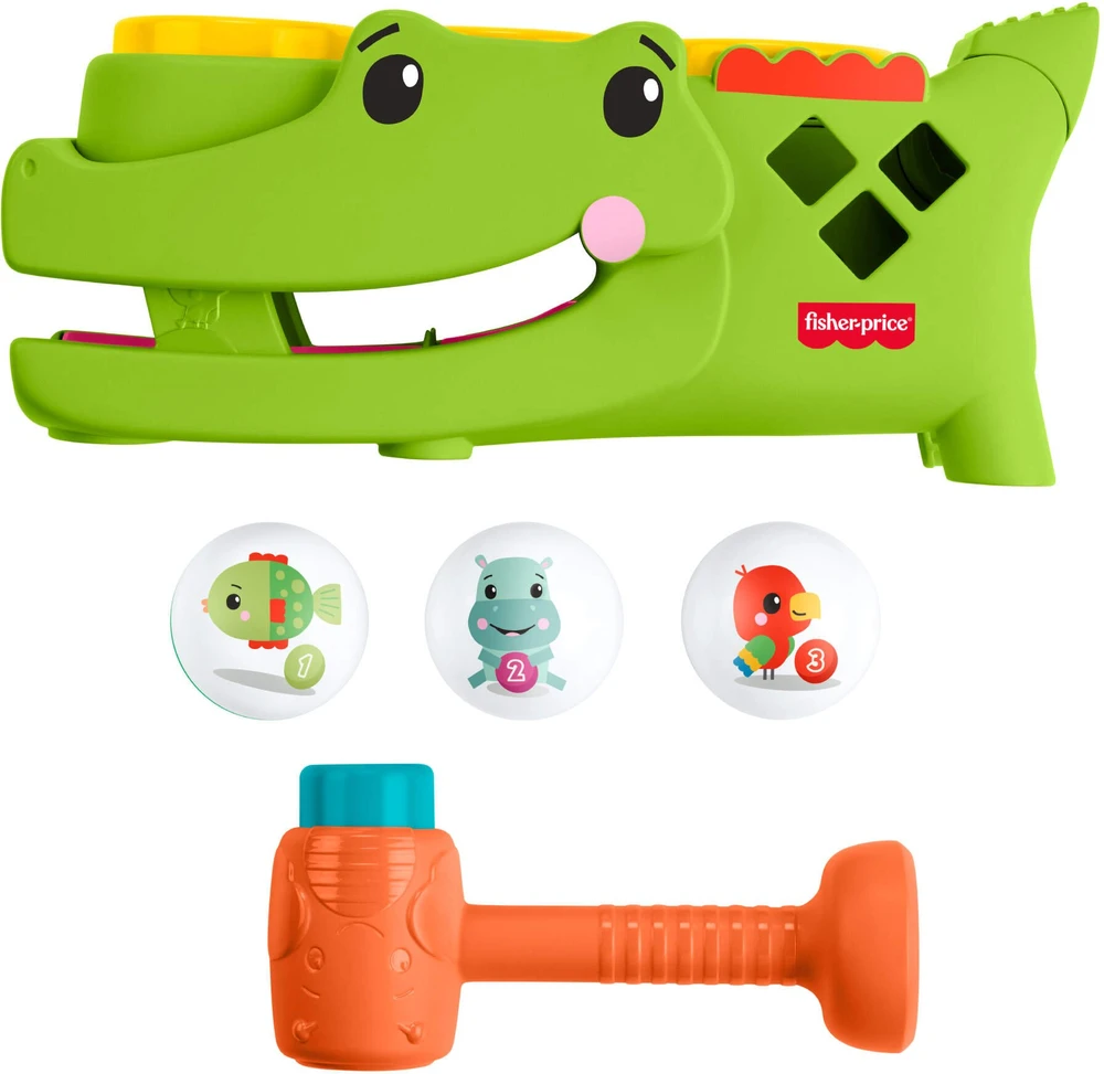 Vaikštynė su krokodilo figūra Fisher-Price