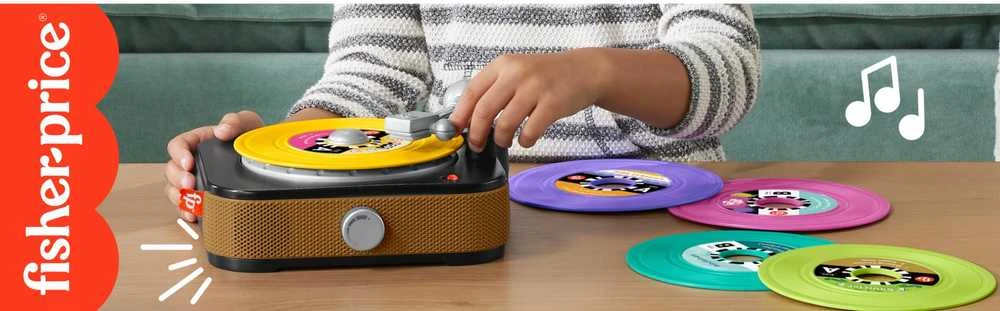 Record Fisher Price patefonų grotuvas JGX04