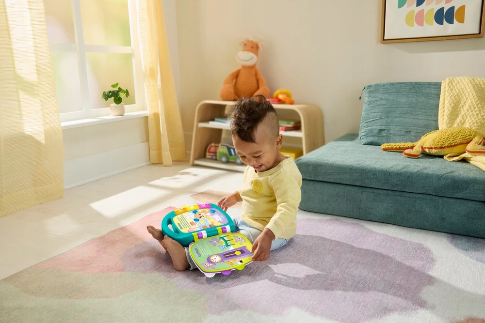 Edukacinė knygelė su eilėraščiais Fisher-Price turkio spalvos