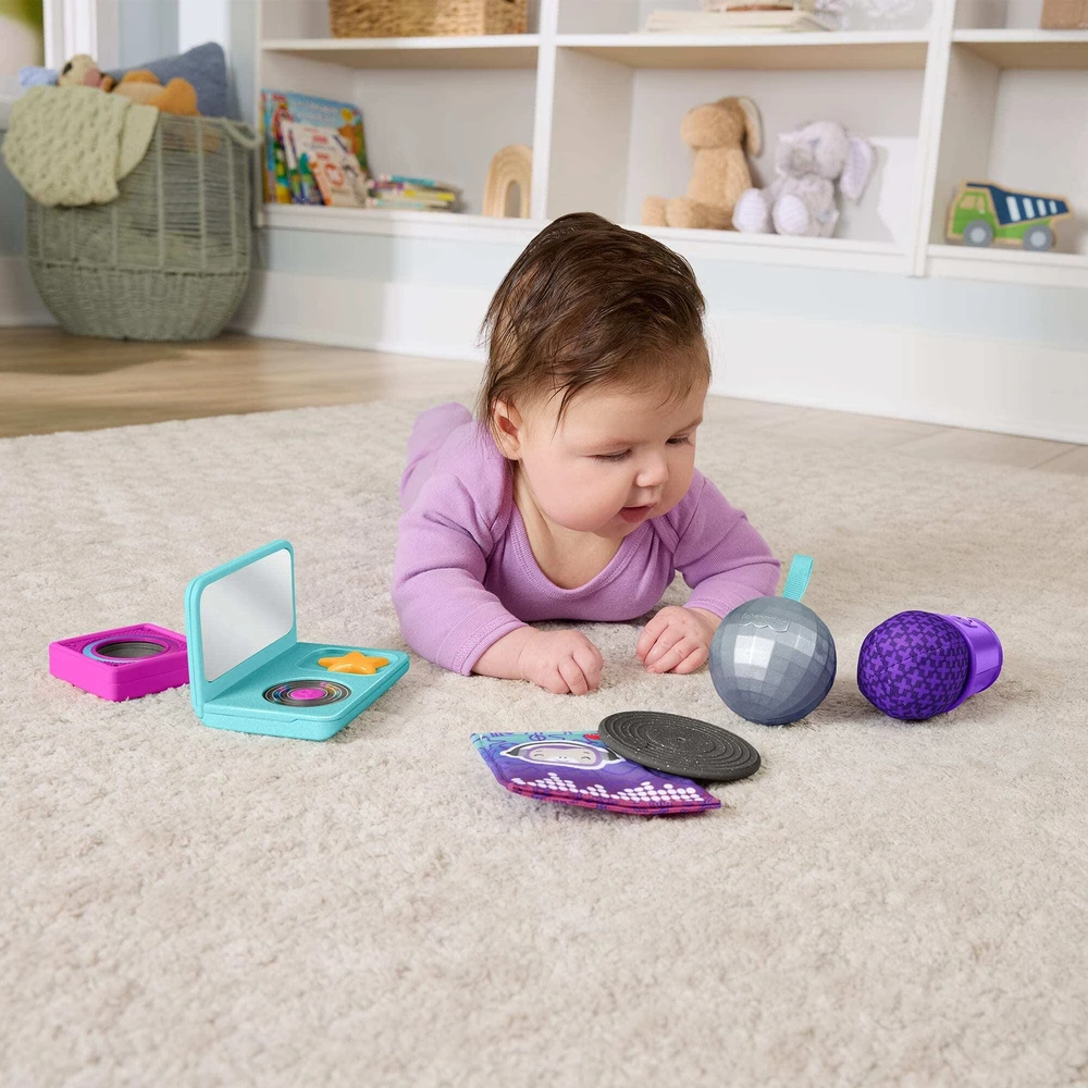 Fisher Price Little DJ dovanų rinkinys sensoriniams žaislams kūdikiams