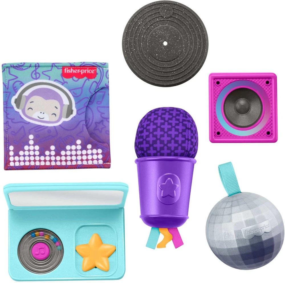 Fisher Price Little DJ dovanų rinkinys sensoriniams žaislams kūdikiams