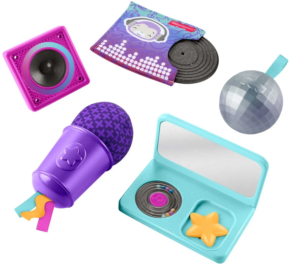 Fisher Price Little DJ dovanų rinkinys sensoriniams žaislams kūdikiams