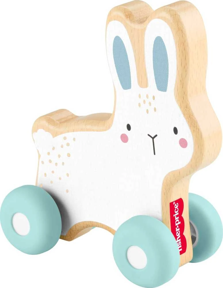 Mattel FISHER-PRICE stumdomas medinis žaislas – Triušiukas (JDM52)