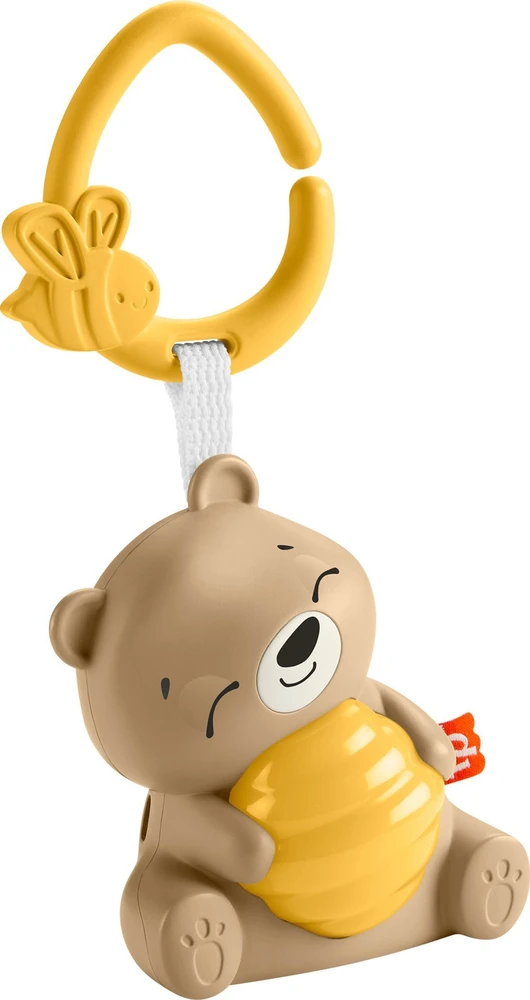 Mattel Fisher Price Raminantis žaislas meškiukas su raminančia muzika ir šviesa