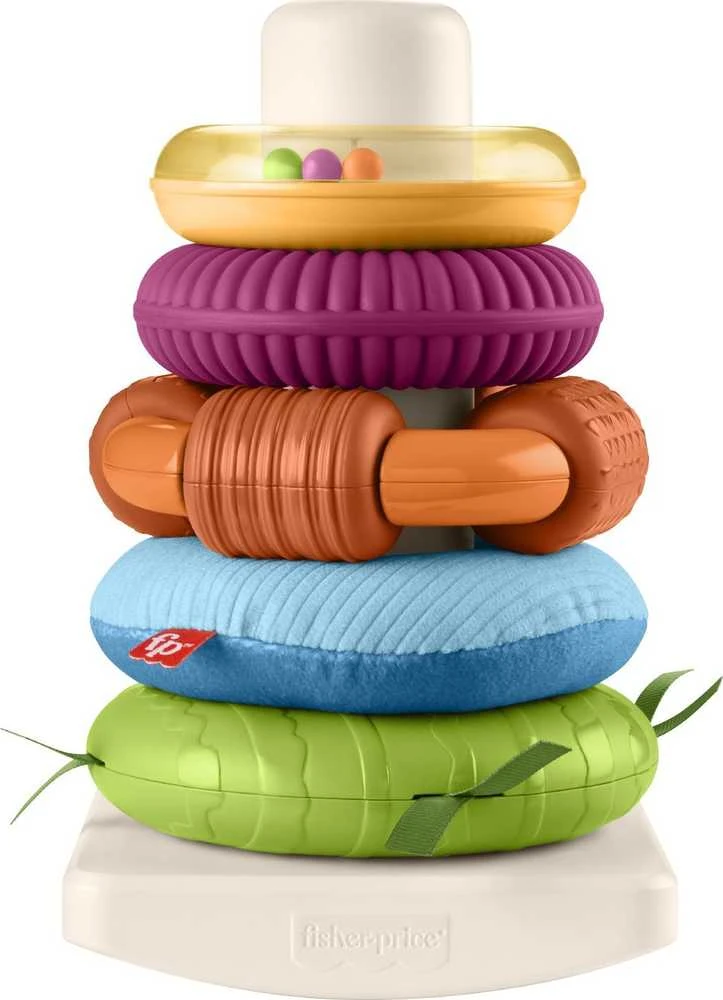 Mattel FISHER-PRICE jutiminis bokštelis – Supk ir statyk (HXK47)