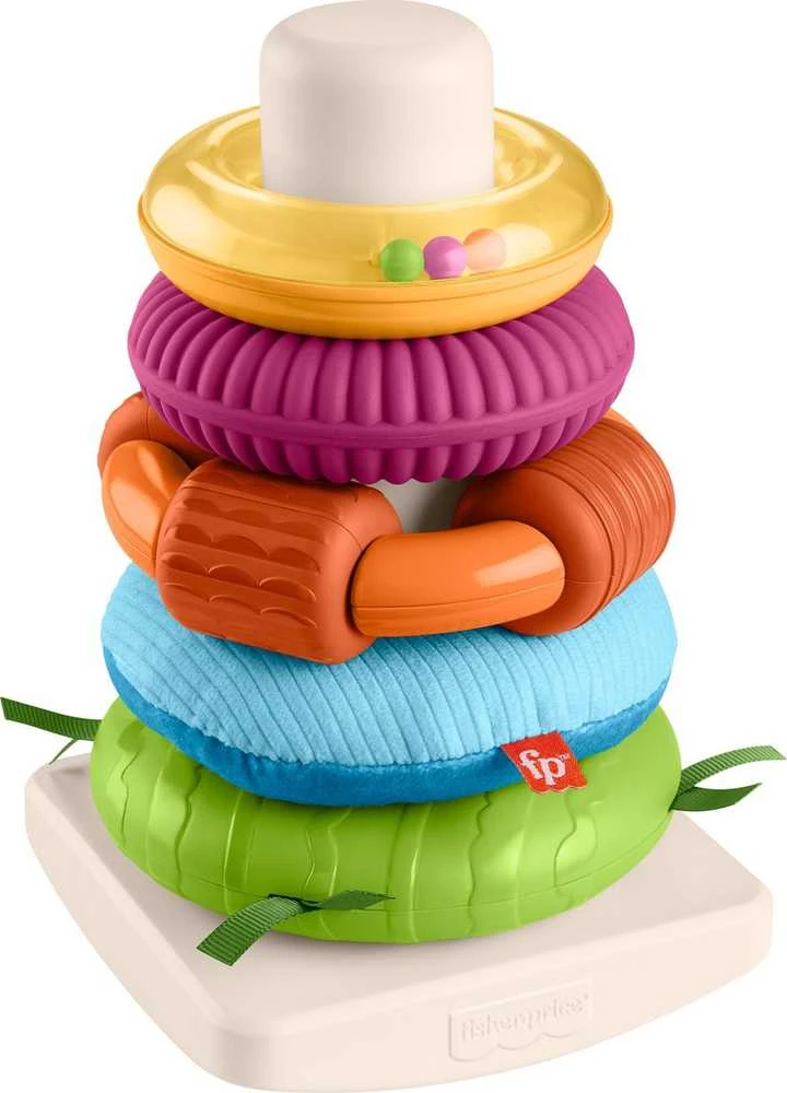 Mattel FISHER-PRICE jutiminis bokštelis – Supk ir statyk (HXK47)