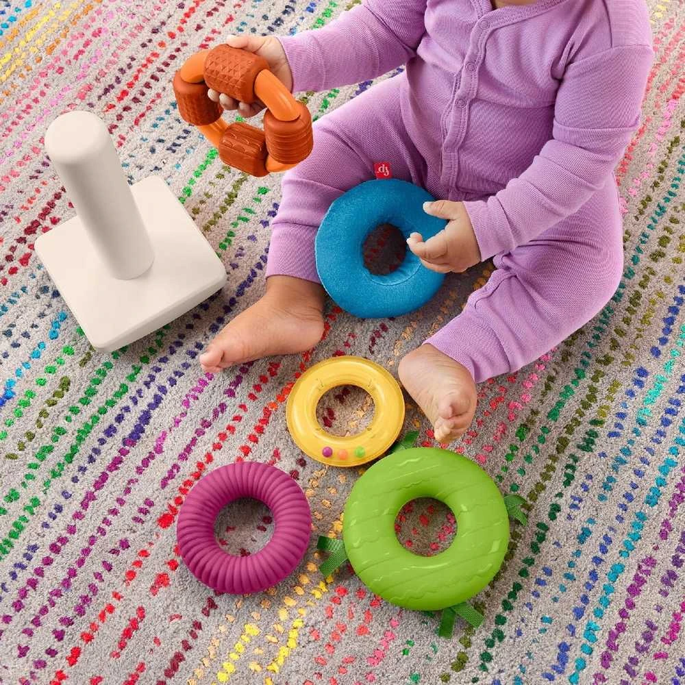 Mattel FISHER-PRICE jutiminis bokštelis – Supk ir statyk (HXK47)