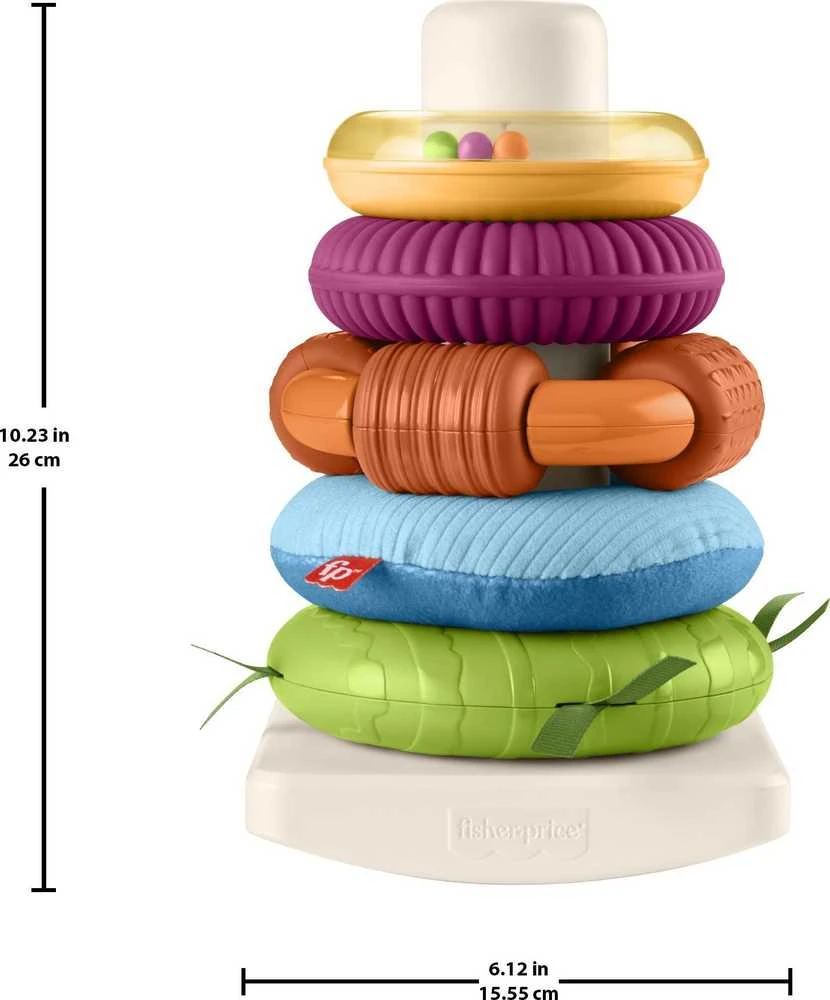 Mattel FISHER-PRICE jutiminis bokštelis – Supk ir statyk (HXK47)