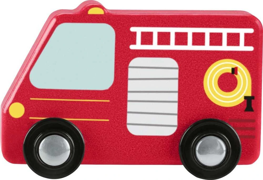 Fisher Price Medinių mažų transporto priemonių rinkinys