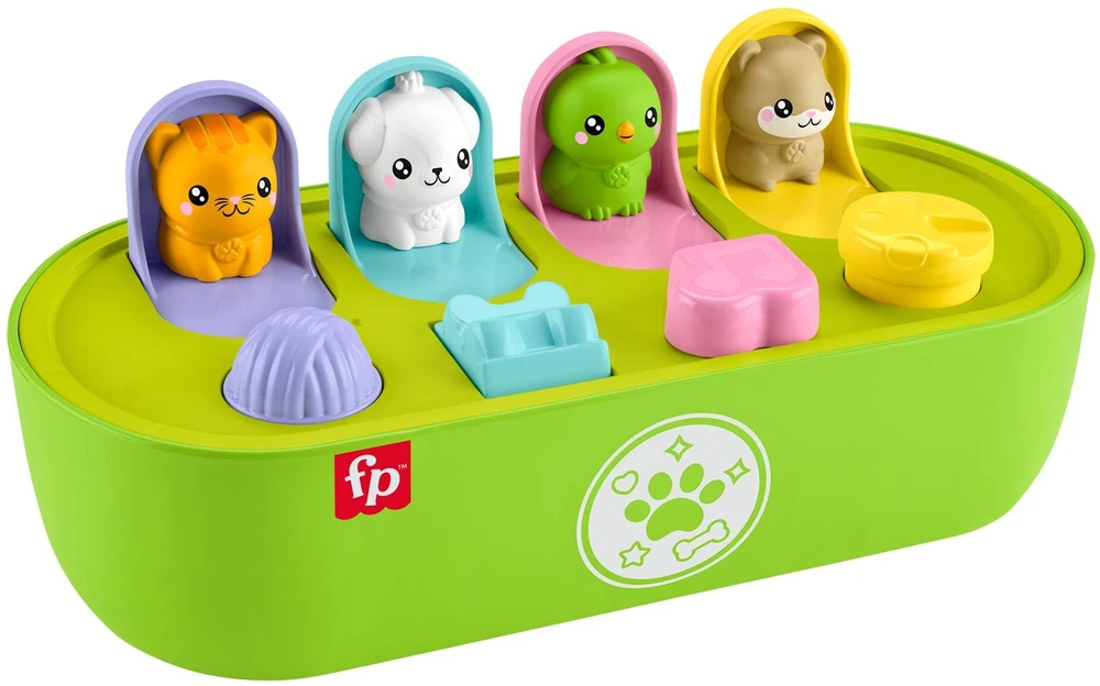 Mattel FISHER-PRICE iššokančių gyvūnėlių žaidimas (JDL66)