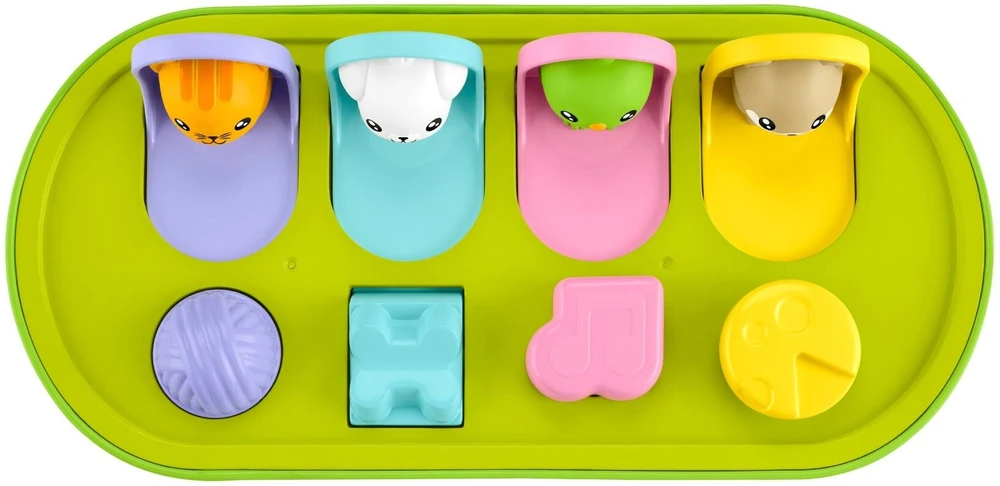 Mattel FISHER-PRICE iššokančių gyvūnėlių žaidimas (JDL66)