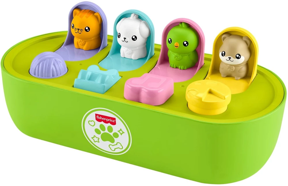 Mattel FISHER-PRICE iššokančių gyvūnėlių žaidimas (JDL66)