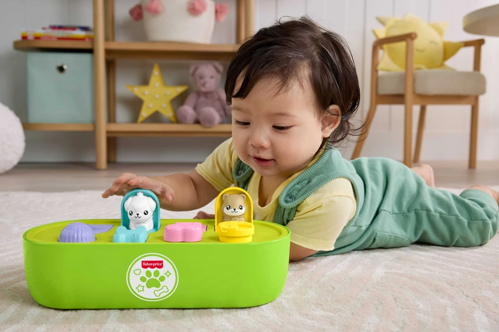 Mattel FISHER-PRICE iššokančių gyvūnėlių žaidimas (JDL66)