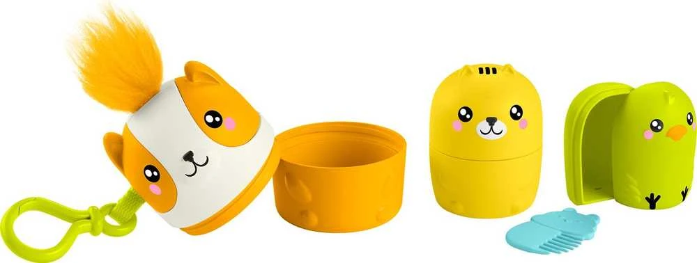 Mattel Nešiojamas žaidimų rinkinys „Gyvūnai“ – sulankstomi žaislai